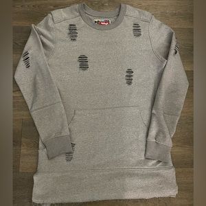 Entree ripped hoodie sweater